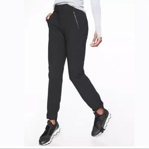 Athleta Wander Straight Leg Black Pants